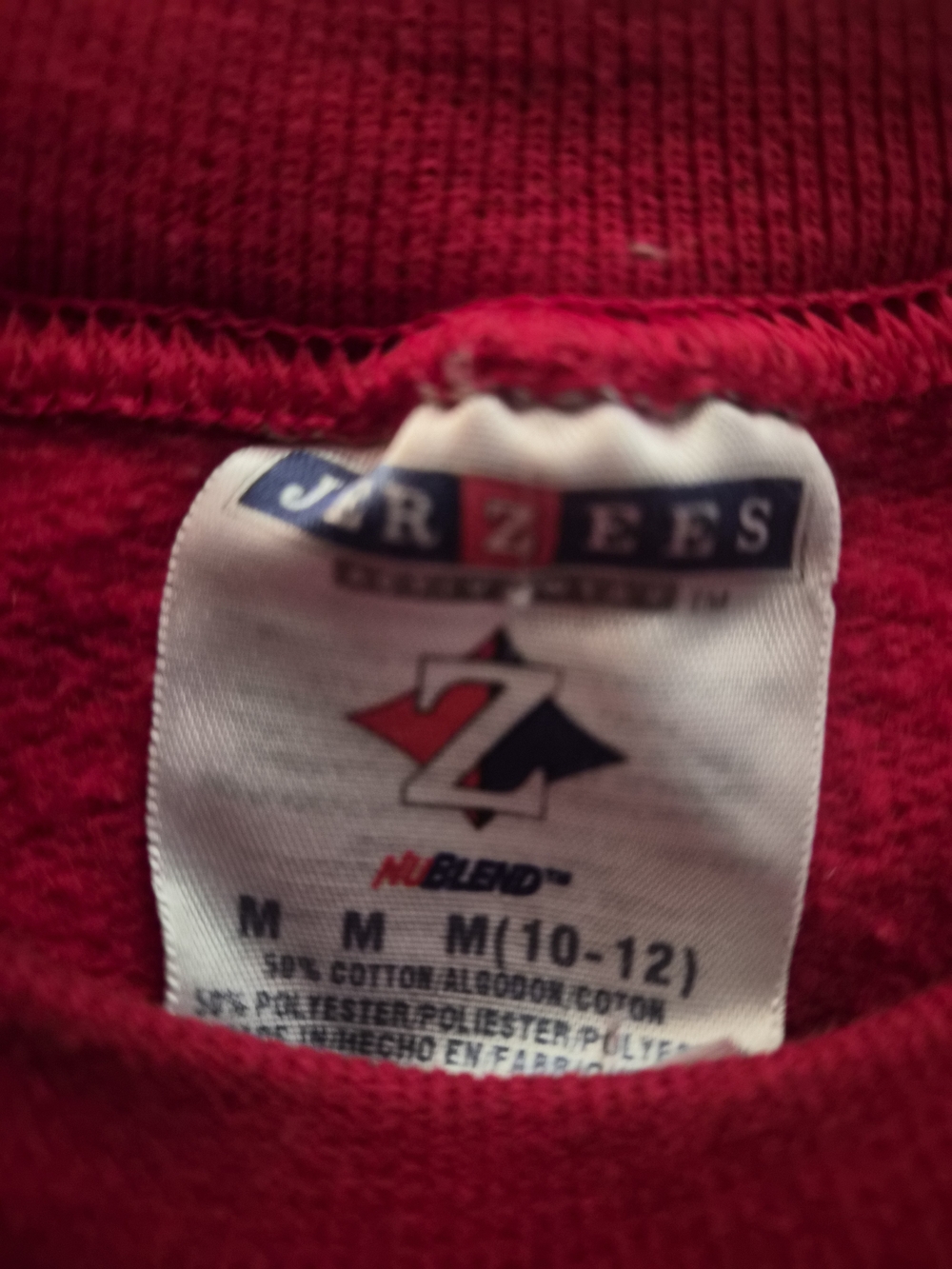 Jerzees Red Crewneck Sweatshirt